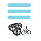 Rq11 Replacement Shaver Head Compatible With Philips Norelco Sensotouch 2d 11   