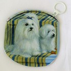 Maltese 4 5  Round Coin Purse