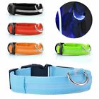 Rechargeable Led Pet Glow Collar Night Safety Adjustable Flash Light-up For Dog