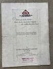 Alaska Steamship Company Tourist Brochure 1930 And Map 1917