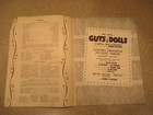 Vintage Guys And Dolls Broadway Musical Souvenir Program