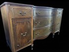 Serpentine Buffet     Excellent Storage     Vintage Quality - Solid Wood