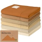 Organic Burp Cloths Baby Girl  Boy - 6-pack Large Baby Burp Cloths  Super 