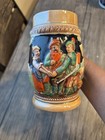German Style Ceramic Beer Stein Mug Vintage
