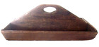 Antique Wood Cutlery Utensil Handled Tote Tray Handmade Rustic Worn Primitive