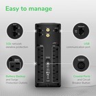 Uninterruptible Power Supply Ups 1500va 900w Battery Backup Surge Protector Avr