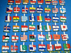 1959 Nabisco Shredded Wheat Tin  Flags Of The World Premiums 69 Different