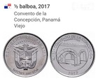 2017 Convento De La Concepci  n Panam   Viejo  50 Balboa half Dollar Panam   Coin