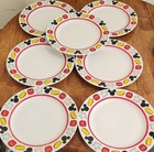 Disney Parks Best Of Mickey Mouse Body Parts Ceramic 10 5  Dinner Plates  7 Pcs 