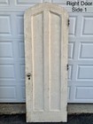 Beautiful Antique Architectural Salvaged Arched Wood Doors  pair 