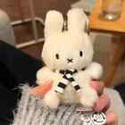 Miniso Miffys Keychain Pendant Toy Cute Striped Rabbit Dolls Bag Accessories