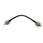 6  Rg-58 Rf Coax Jumper Cable Uhf Pl-259 Male To Male Connector Ham Cb Radio