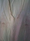 Vintage 1920s 30s  Silk Nightgown Embroidered Full Length   French Hand Stitched