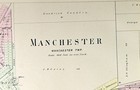 1895 Plat Map City Of Manchester Salem Scio Washtenaw County Michigan Genealogy