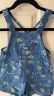Vintage Baby Bgosh Turtle Short Overalls Size 18 Months