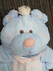 Vintage Puffalump Blue Bear Fisher Price Plush Toy 1986 Romper