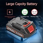 O-conn Mini Chainsaw Battery Replacement  21v Max 2000mah Rechargeable Battery 