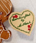Gingerbread Boy Wooden Ornament Handcrafted A Hart Hand Craft Painted 2 75x1 75 
