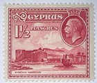 Travelstamps  Cyprus Stamps Scott  129  1 1 2 Pi  Mint Original Gum Never Hinged