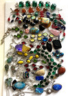 Attn  treasure Hunters  Mystery     Bag Of Semi-precious Gemstone Jewelry    