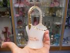 Vintage White Glass Souvenir Basket Port Washington Wisconsin Wi