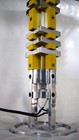 Custom Art Deco Totem Decorative Lamp - 19 5  Tall  Yellow Accents