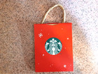 Starbucks Japan 2017 Christmas Gift Card W bag display Unique Mint  Us Seller