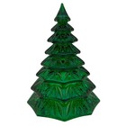 Waterford Crystal Green Christmas Tree Sculpture 6 1 2  Fabulous Addition 