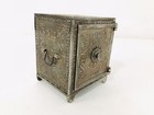 Rare Antique 1888 Cast Iron Security Safe Deposit Lockable Still Bank
