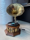 Vintage Hmv Gramophone Fully Functional Working Phonograph  Win-up Record Player