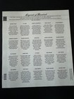 Scott  3408 Legends Of Baseball Pane Of 20 33   Stamps  2000 