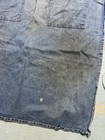 Vintage Denim Shop Apron Worn Distressed Faded Welding Mechanic Workwear