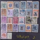 Uruguay Collection With Duplicates Colour Vars - Used   Mint  uru07 