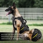 Tactical Dog Harness K9 Dog Training Vest Adjustable Padded Police Service Do   