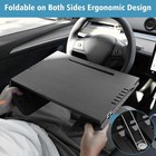 Car Tray Desk Folding Desk Steering Wheel Tray Eating Table For Tesla Model 3 Y