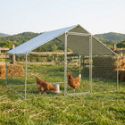 Outdoor Metal Chicken Coop Metal Big Space Chicken Run For Outdoor Farm Use