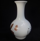 Rare Chinese Antique Hand Painting Man Porcelain Vase  langshining  Mark