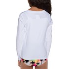 Nwt Hurley Girls Moisture Wicking T-shirt Rash Guard H2o-dri White W  Heart Logo