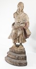 Antique 18 19th C  Spanish Colonial Portuguese Carved Wood Santos Jesus Christ