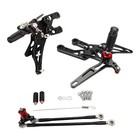 Alu Adjustable Rear Set Rearset For Honda Cbr1000rr 04-07 Cbr600rr 03-06 Black