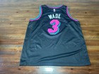Dwyane Wade Heat Nike City Edition Swingman Jersey Miami Vice Black Nba  3 Xl