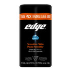 Edge Sensitive Skin Shave Gel For Men With Aloe  Twin Pack  14 Oz
