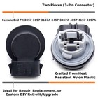 Oe-spec 3157 Bulb Plug Sockets For Ford Front Headlight Parking turn Signal Bulb