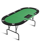 9 Player Poker Table Foldable  81  Professional Texas Holdem Table For Home Game
