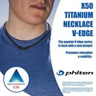 Phiten Necklace Rakuwa Neck X50 Vtype