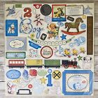 Crate Paper Chipboard   Sticker Bundle - Discontinued retired - For Scrapbooking