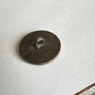 Solid Cast Antique Victorian Brass Button Ornate Aesthetic Movement Design Shank