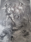 1898 Spanish American War Prints - Roosevelt   Rough Riders Charge San Juan Hill