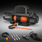 Electric Winch 13500 Lb Load Capacity 12v Dc Truck Winch Ip67 Waterproof Rating