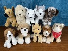 Lot Of 10 Douglas Small 6-10    Dogs Wolves Plush Collectible Realistic Lot 20
